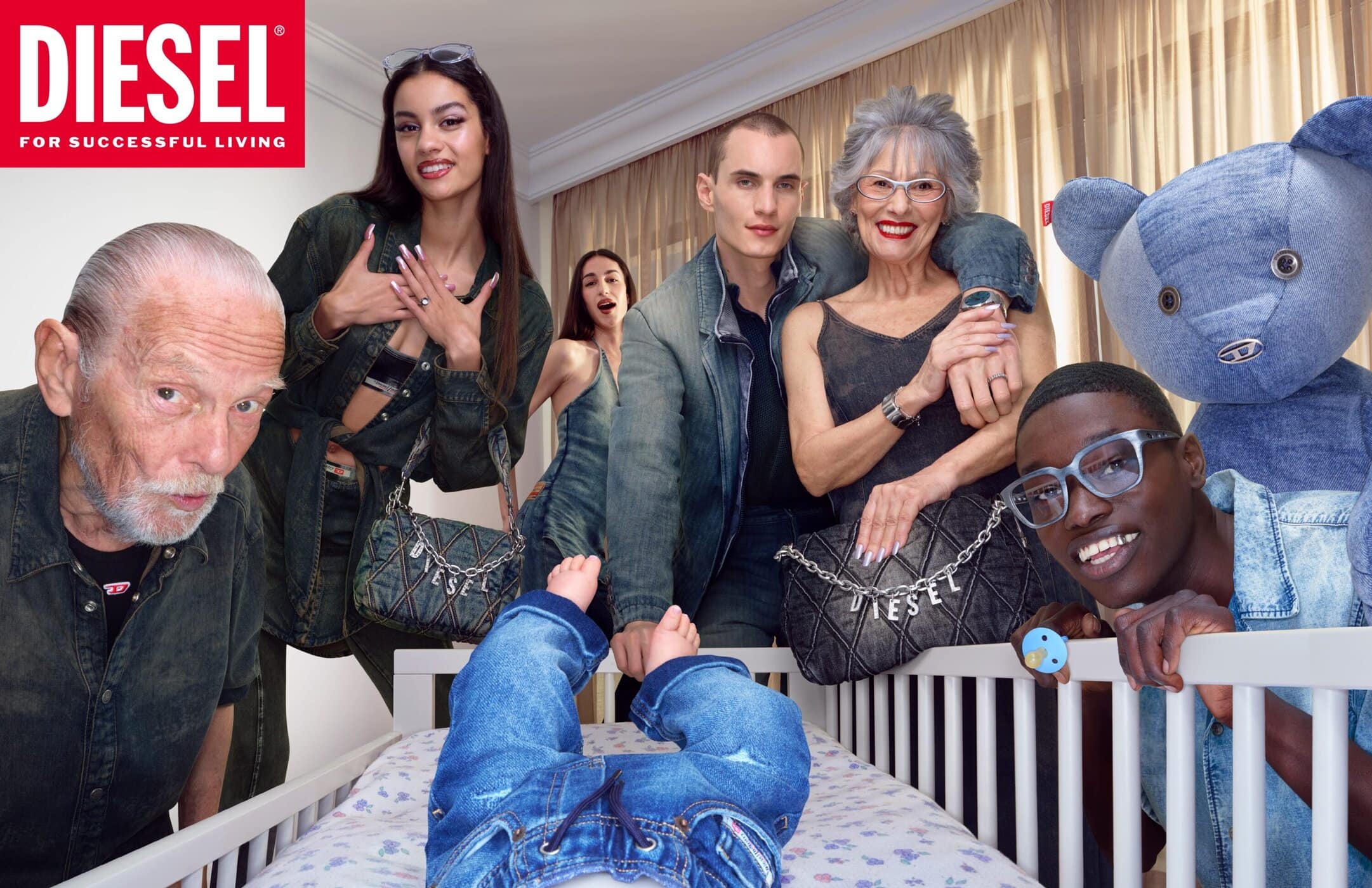 DIESEL FW25 Denim Campaign（AD）